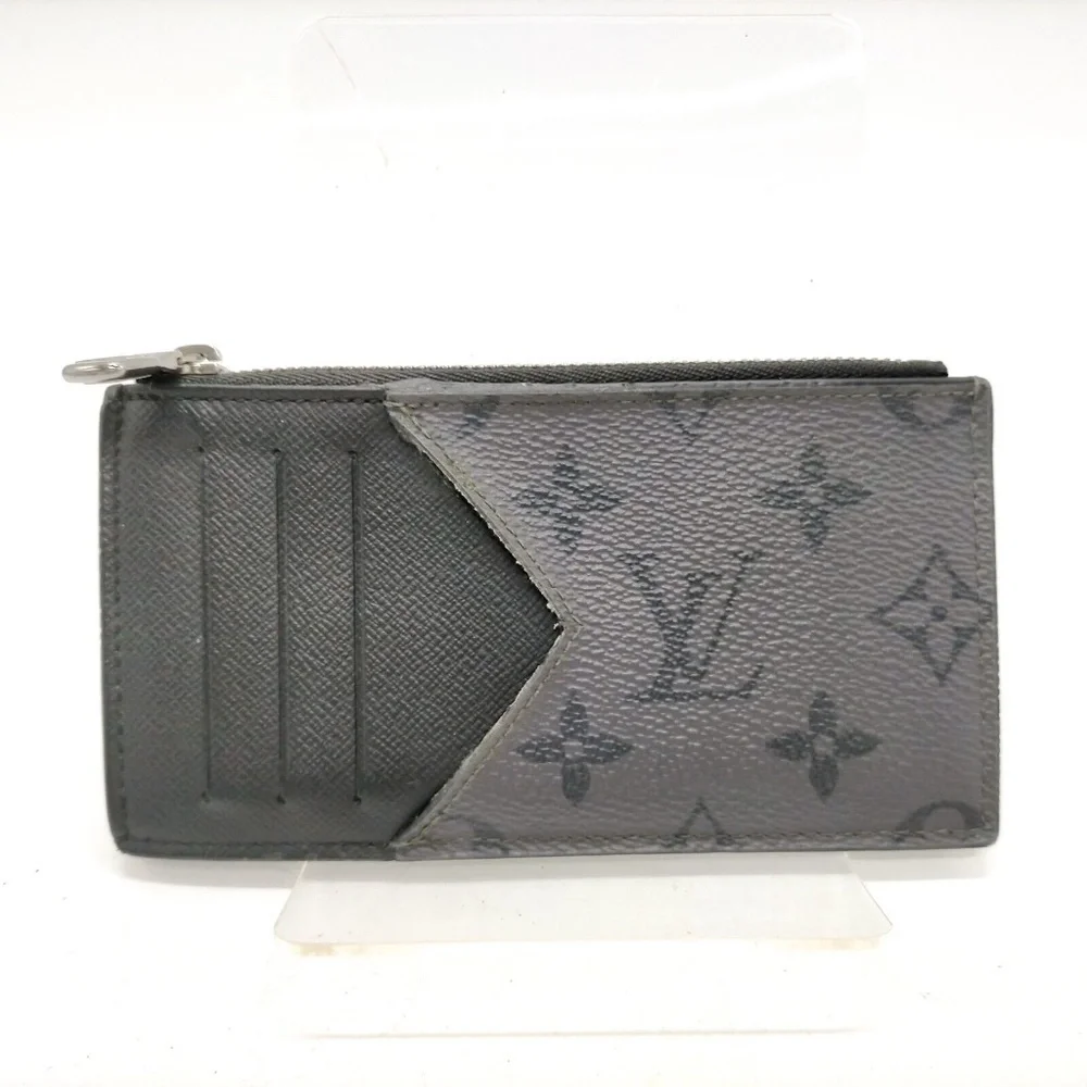 Louis Vuitton Eclipse Coin Card Holder Black/grey Monogram